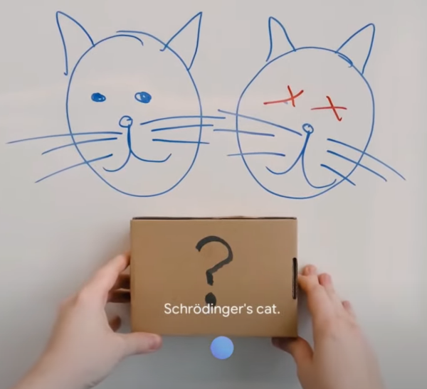 슈뢰딩거 실험에 대한 제미나이의 대답