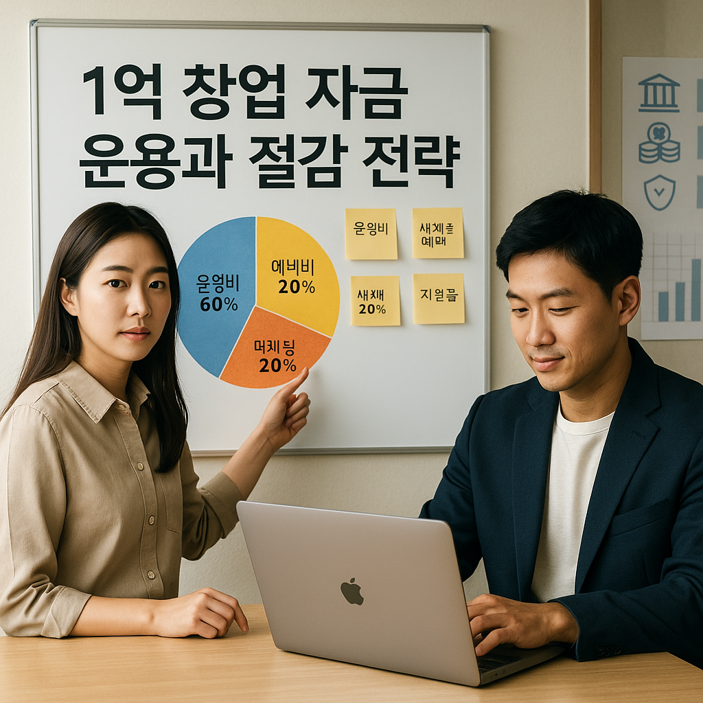 1억 창업 시 자금 운용과 비용 절감 전략