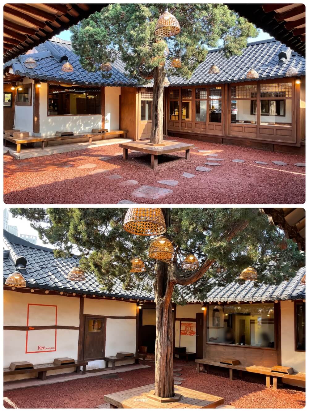 용인 기흥 핫플 한옥 카페 고매 커피 - 시그니처 평상