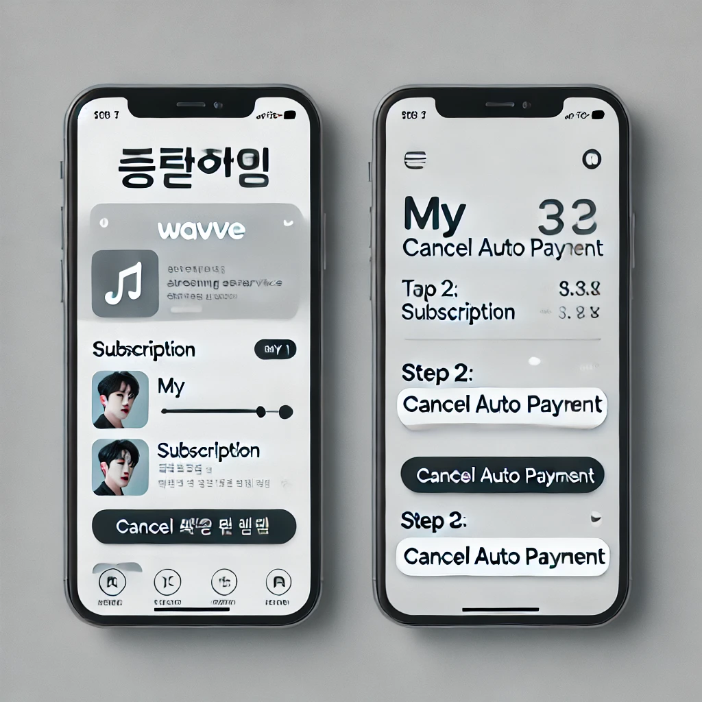 웨이브 정기결제 해지 방법 (PC 기준)