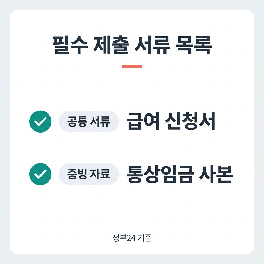 육아휴직 급여 신청 방법 필수 제출 서류 목록