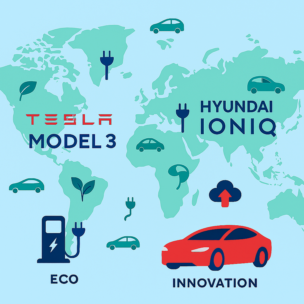 현대와 테슬라의 전략