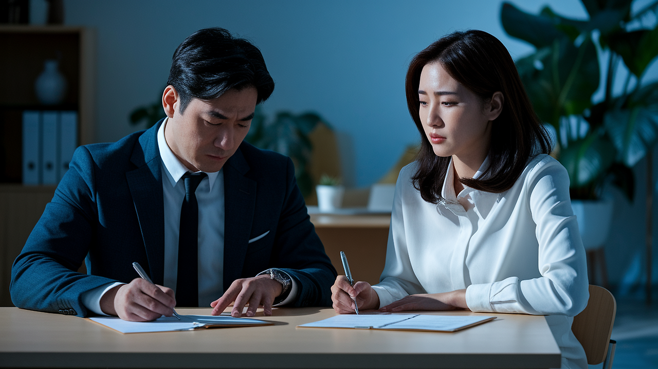 허위 퇴사사유