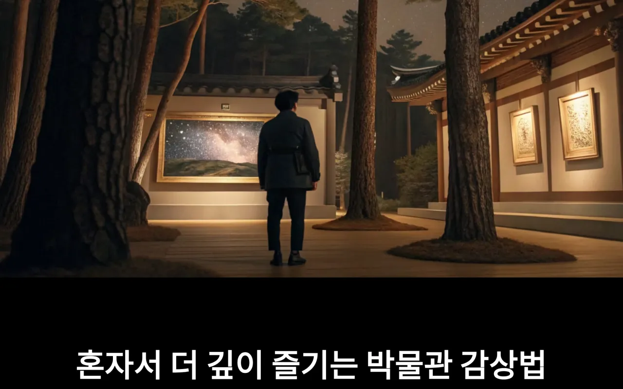 혼자 박물관을 관람할 때 유용한 방법 ②편