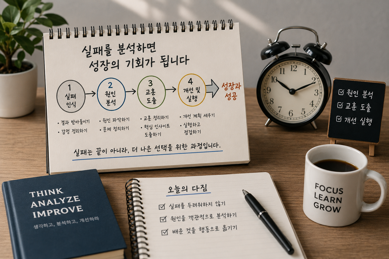 성공한 사람들의 습관 속 실패를 분석하는 방법