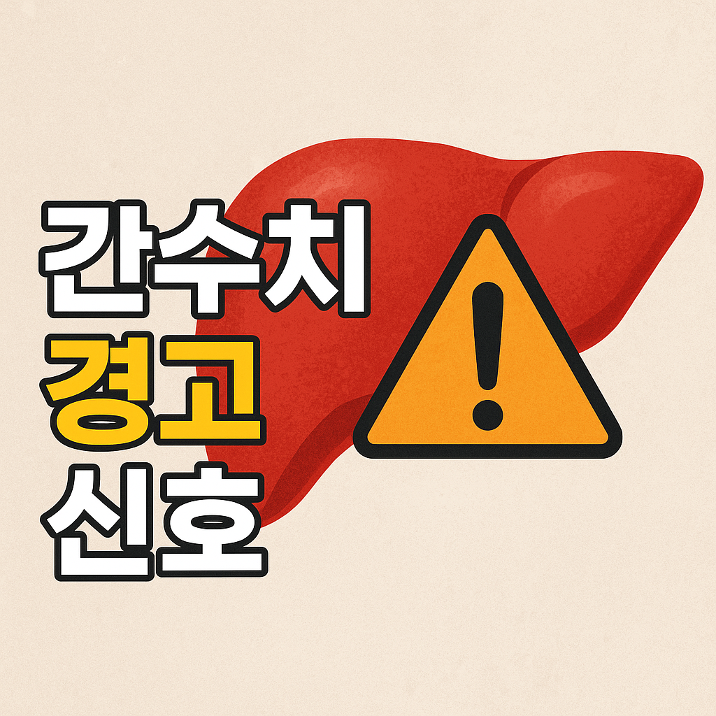 간 건강 적신호 간수치 상승 시 나타나는 주요 증상 정리