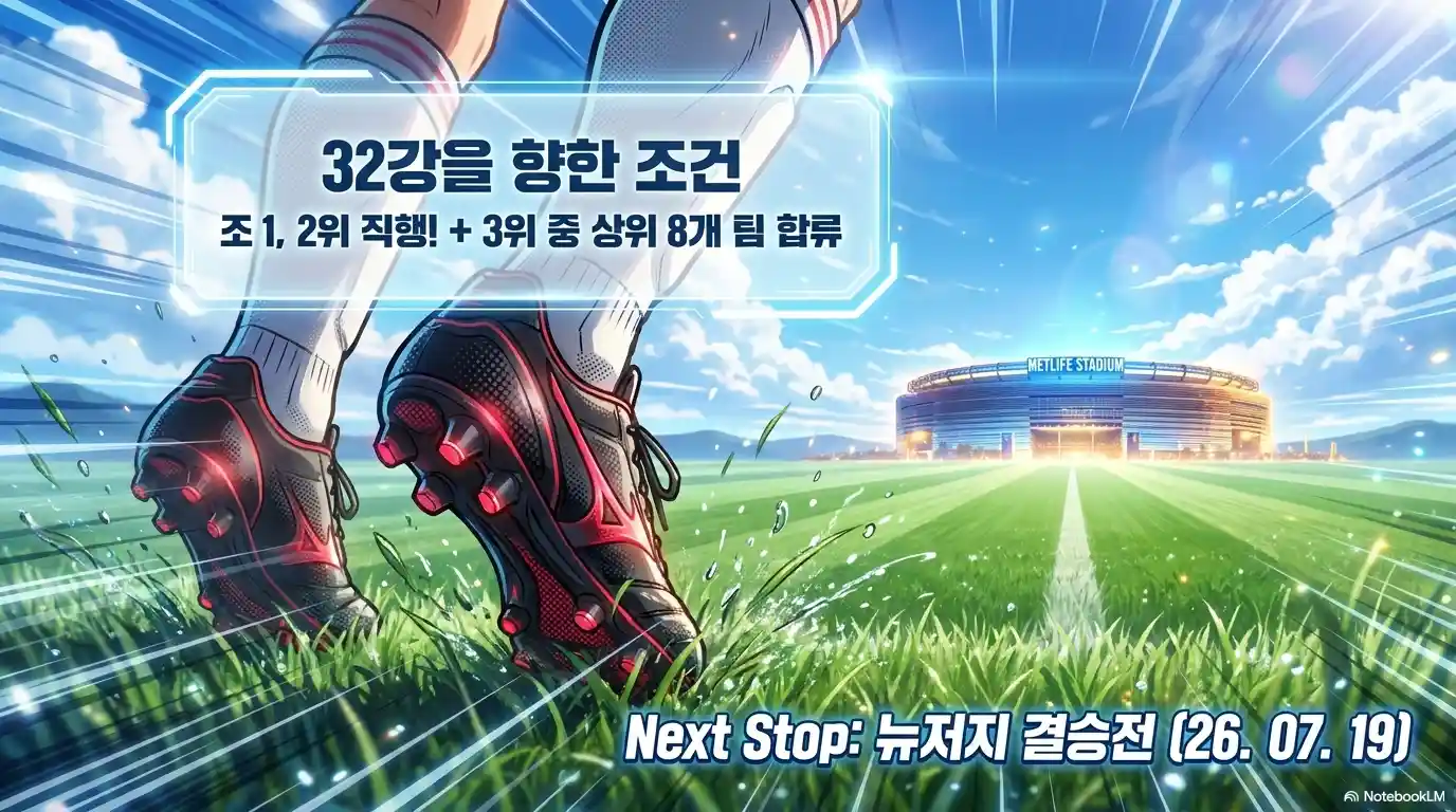 북중미 월드컵 한국 32강 전 진출 조건