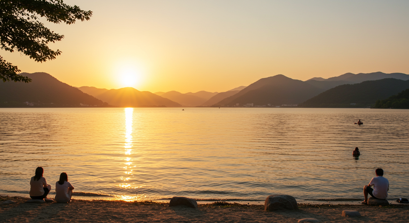 경기도 가평 호명호수