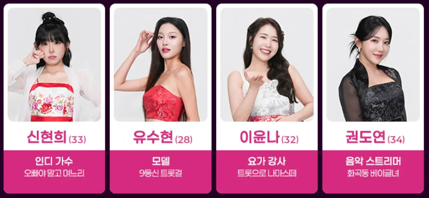 미스트롯4 출연자 프로필 [53팀 완결판] 본선진출자 부서별 명단 및 주목 참가자