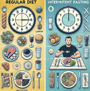 일반식단과 간헐적 단식