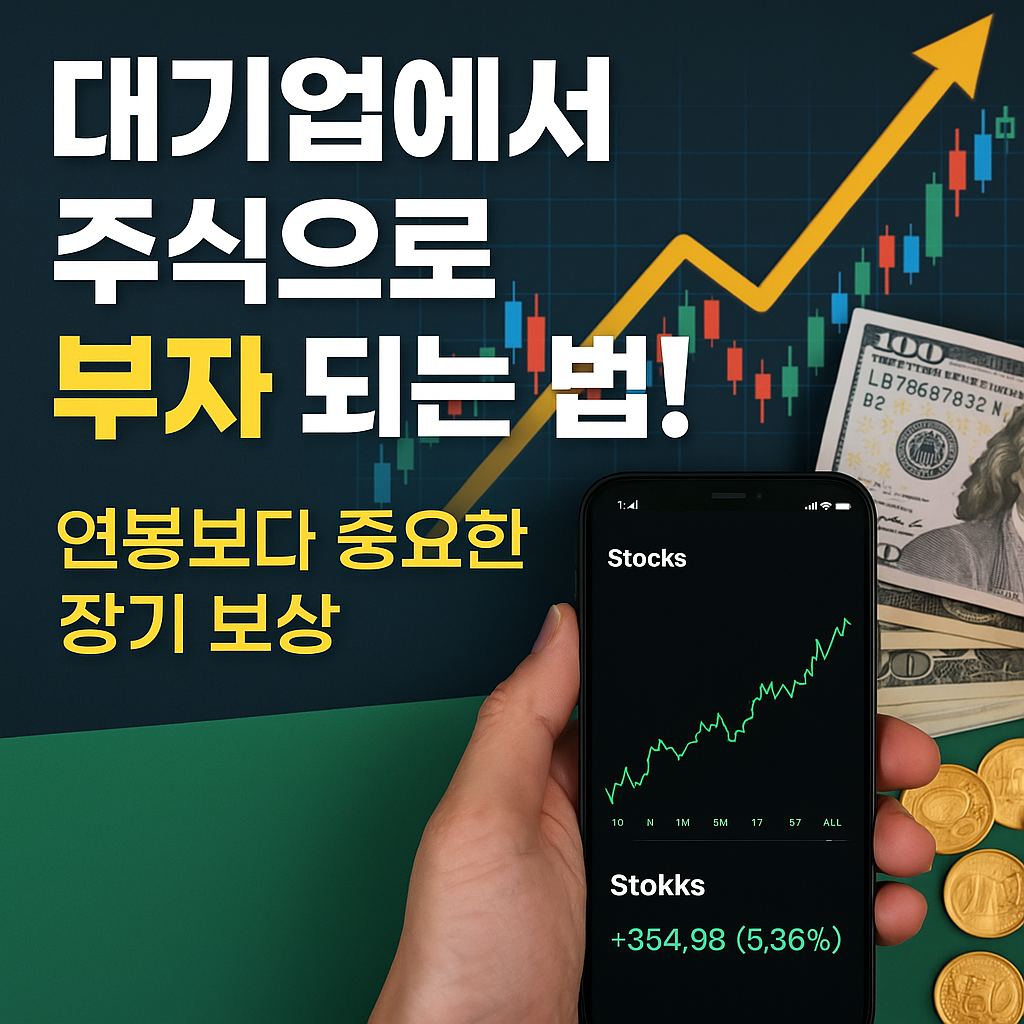 대기업에서 주식으로 부자 되는 법!