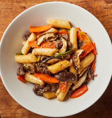 한국의 떡 종류 떡볶이-궁중떡볶이