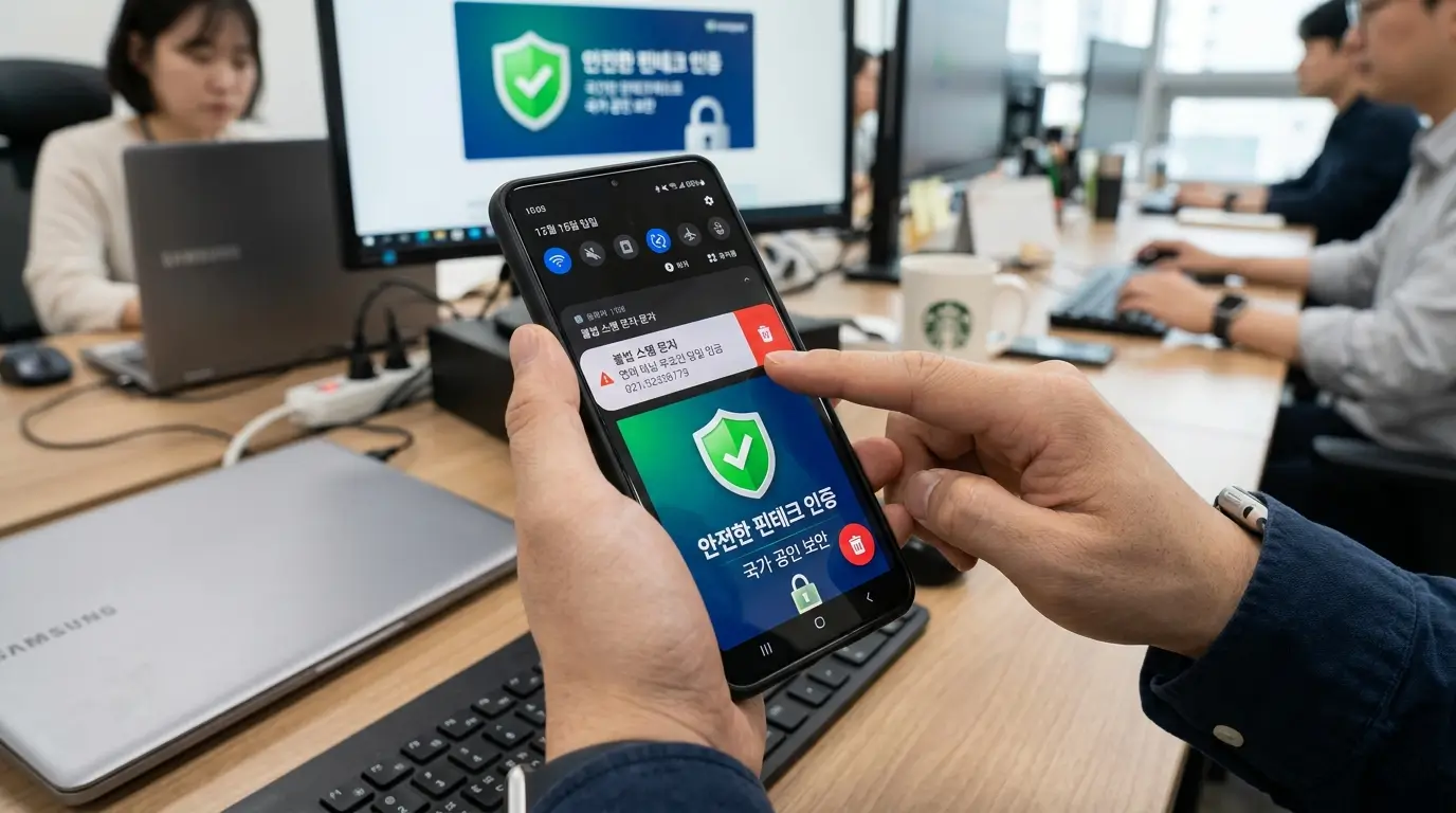 불법추심-문자차단-안전한-금융진단-핀테크-화면