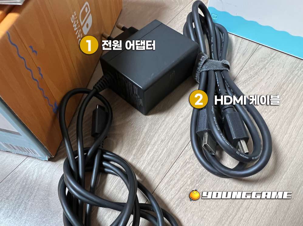 닌텐도 스위치 tv연결 케이블 구성