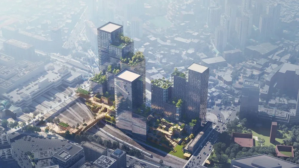 서울역 북부 재개발 조감도