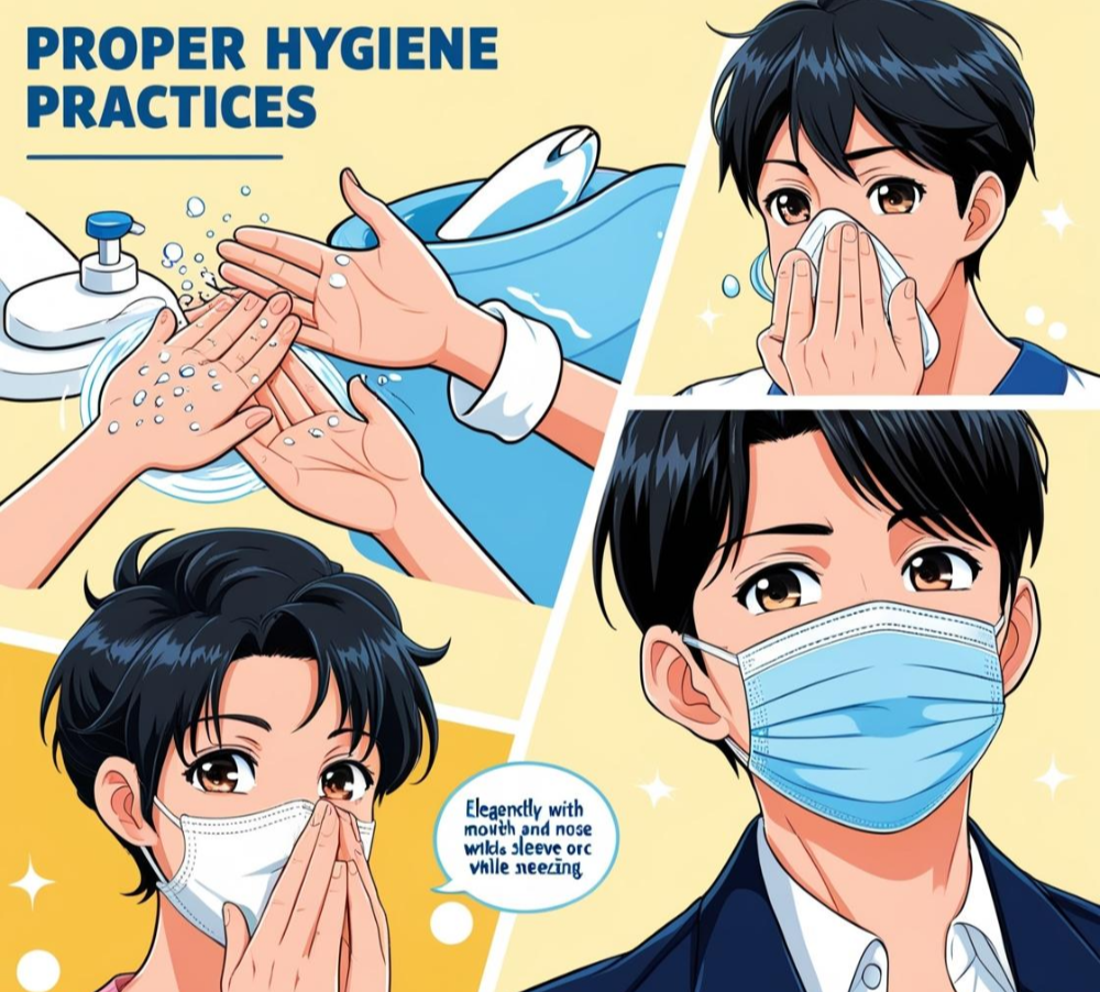 개인위생관리를 위한 이미지