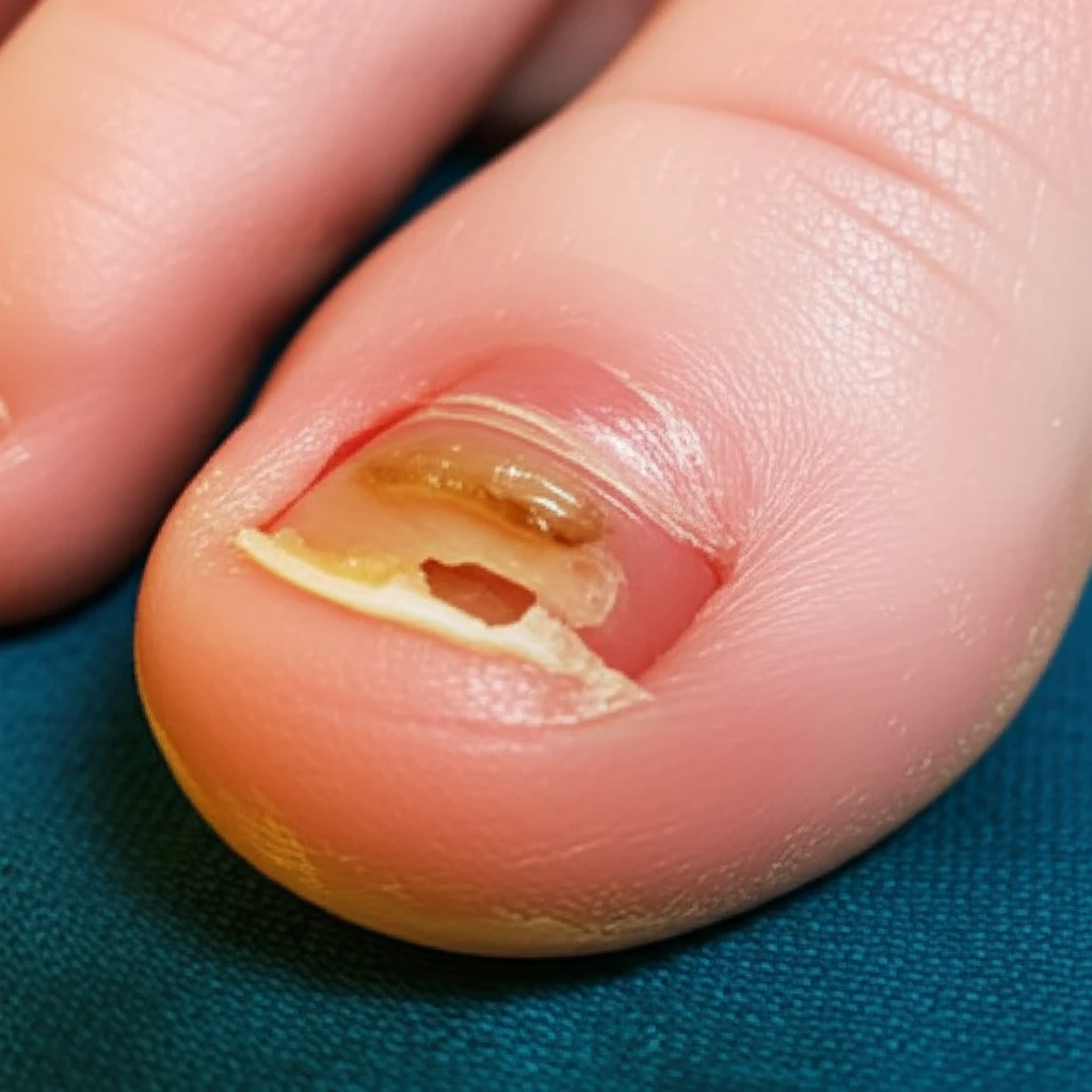 내성 발톱, 세균 감염? 발톱 고름 