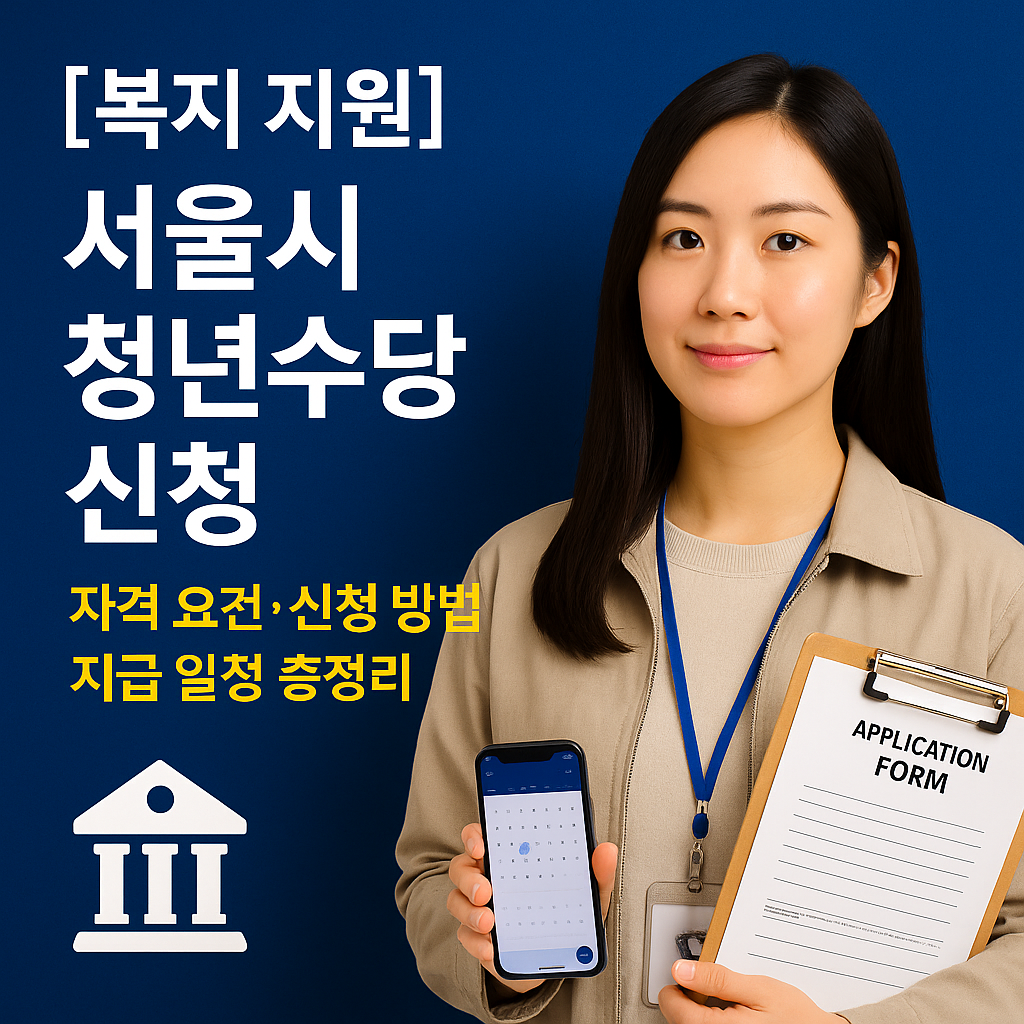 [복지 지원] 서울시 청년수당 신청 ｜ 자격 요건&middot;신청 방법&middot;지급 일정 총정리