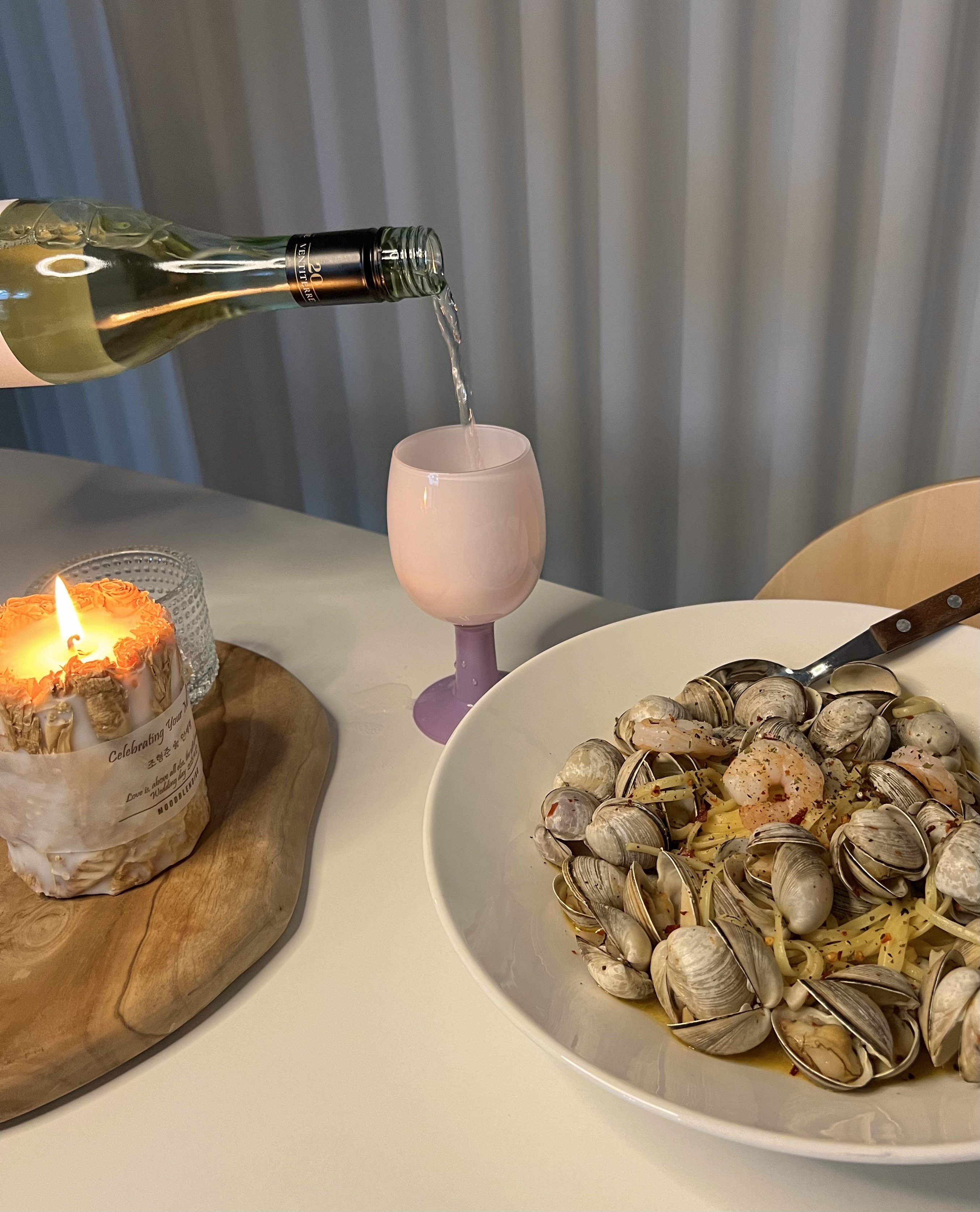 영양만점 동죽조개 파스타