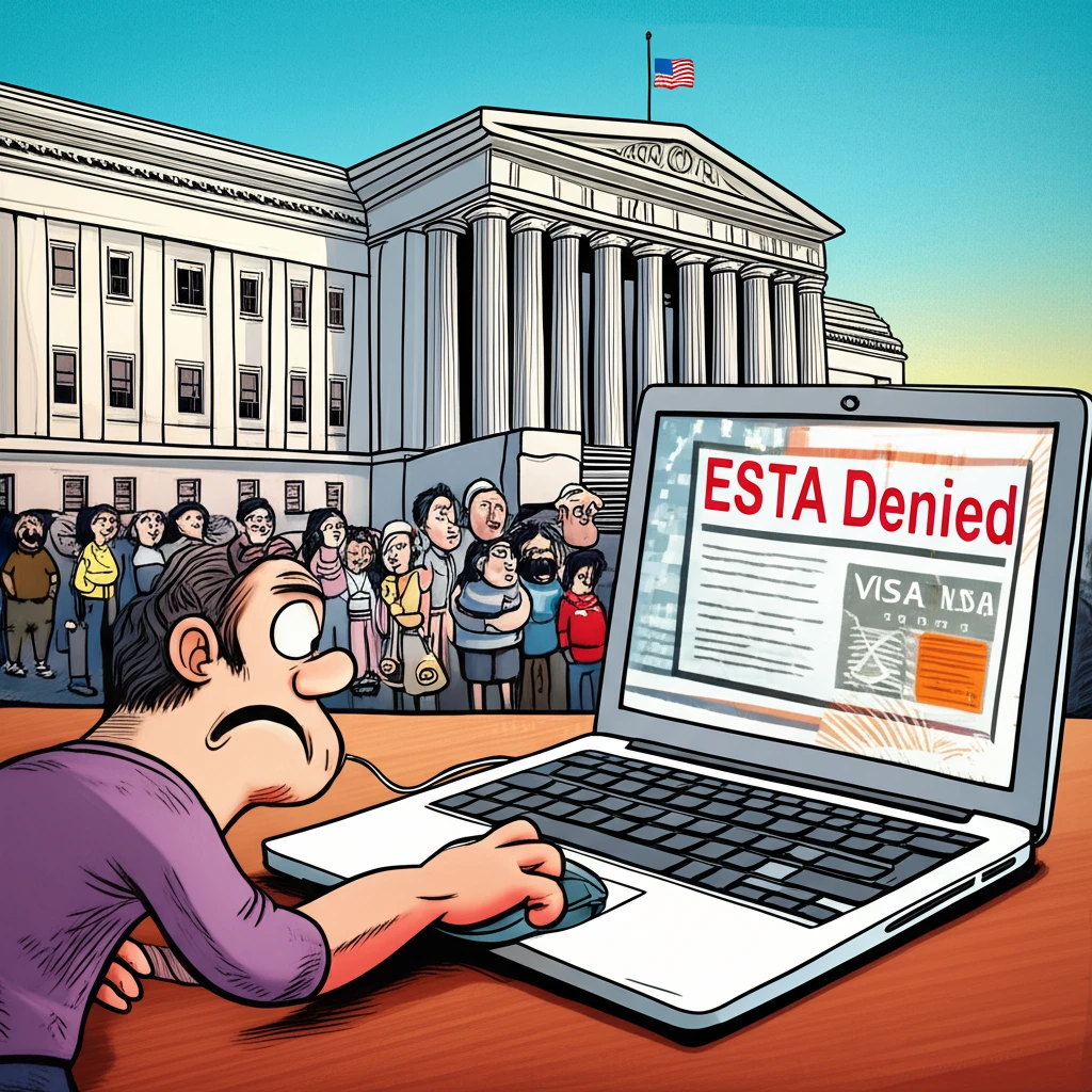 ESTA 거절 반복된다면? 비자 신청..