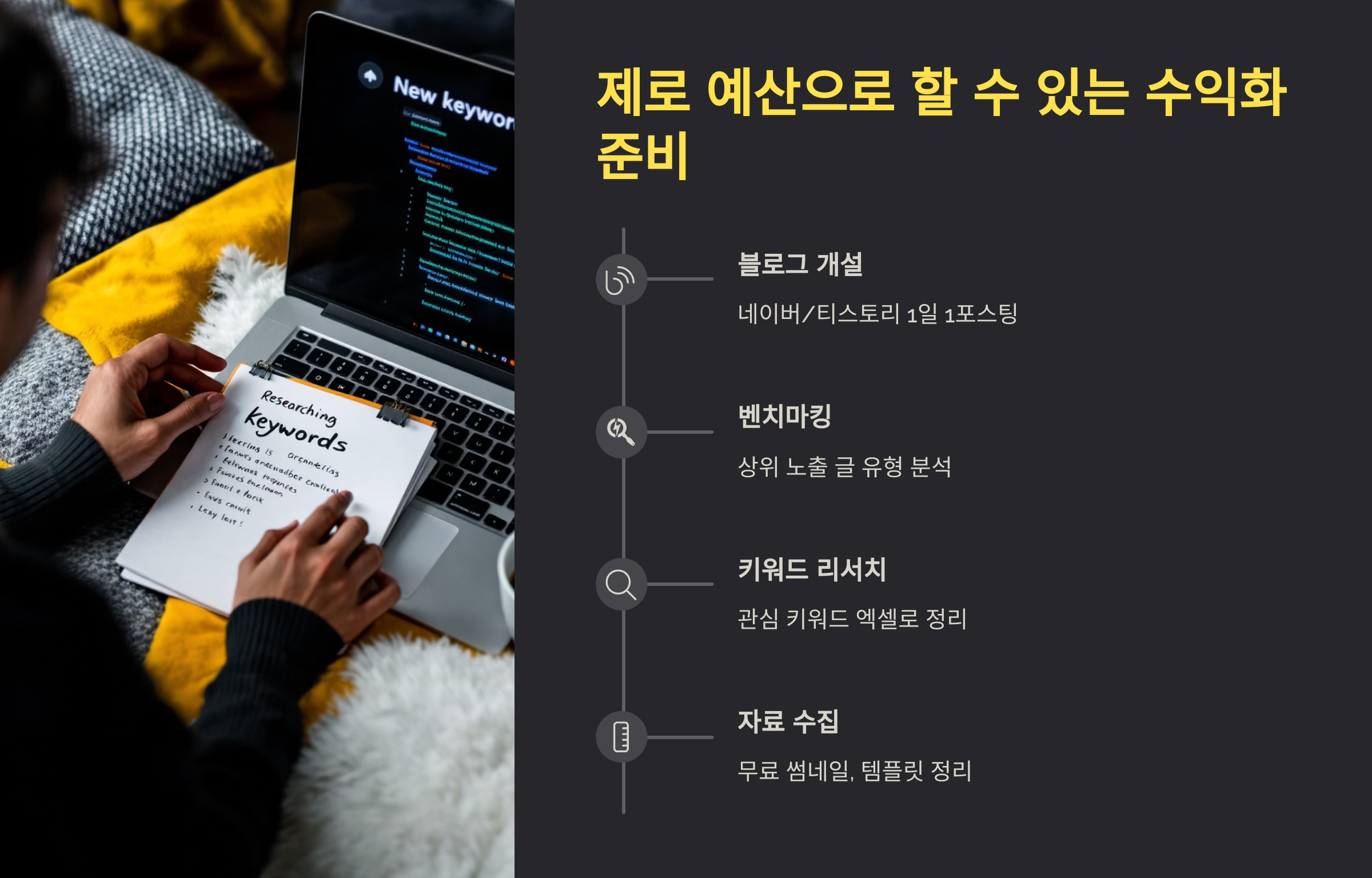수익 없이 3개월을 버티는 현실적인 방법