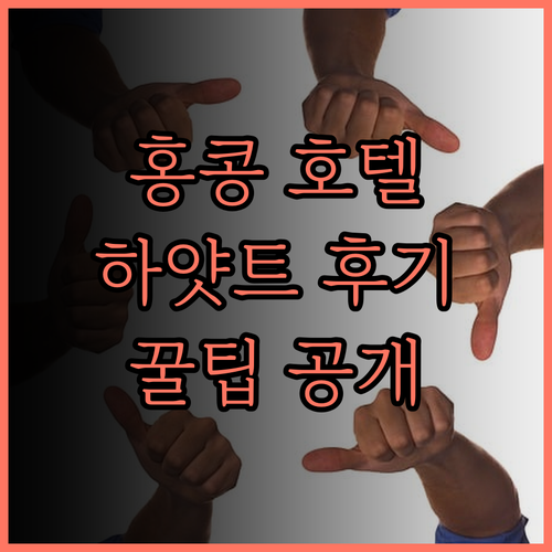 홍콩 호텔 추천 하얏트 센트릭 빅토리