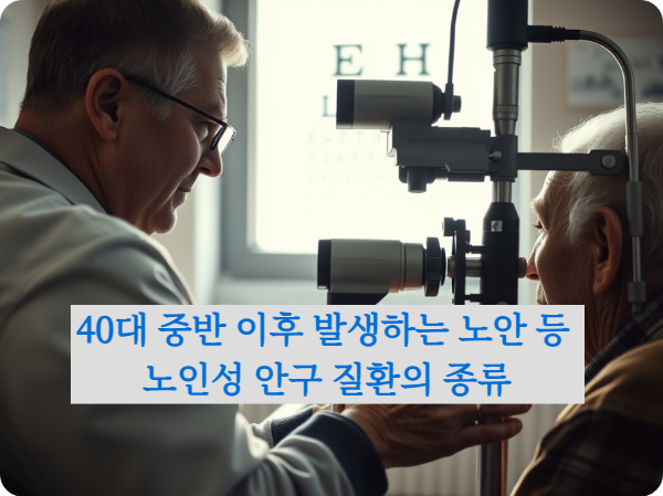 노인성 안구 질환 노안 검사