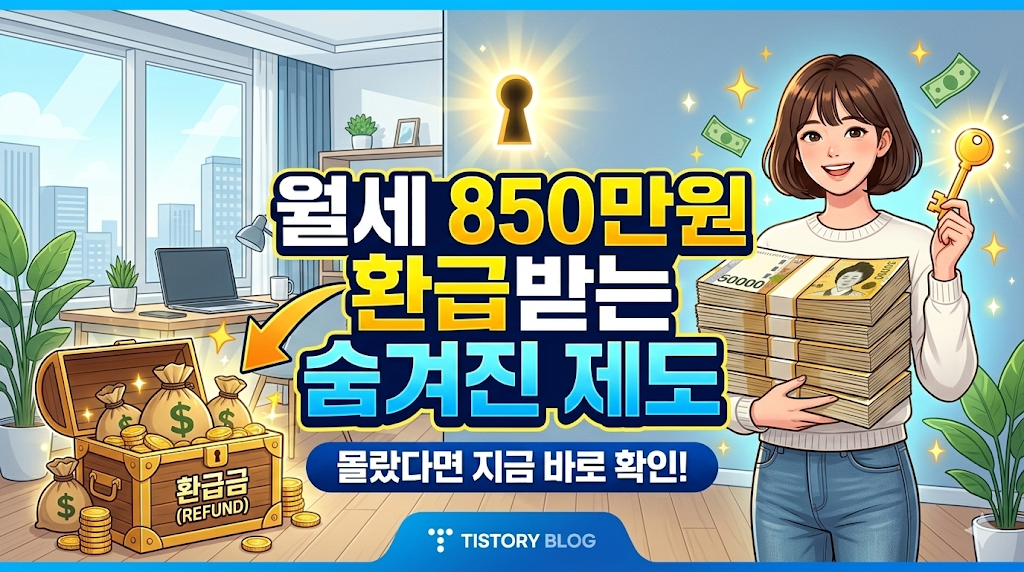 [실전] 월세 환급금 850만원 몰아받기: 경정청구 서류 및 신청 절차