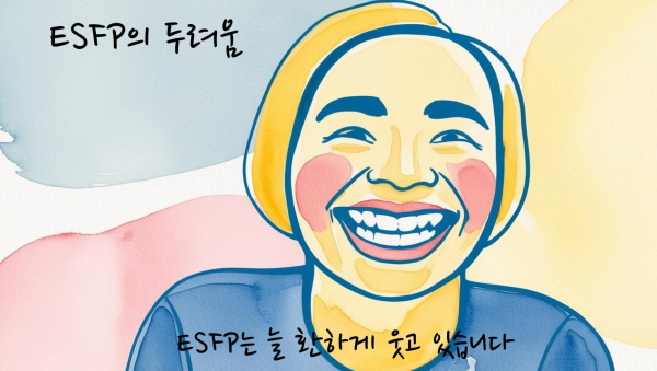 ESFP는 늘 환하게 웃고 있습니다에 관한 그림