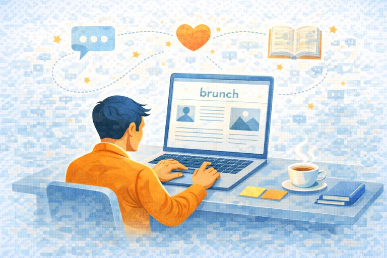 브런치를 활용한 글 기반 셀프 브랜딩 관련 이미지