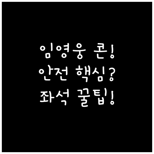 중장년층을 배려한 임영웅 콘서트 전석..