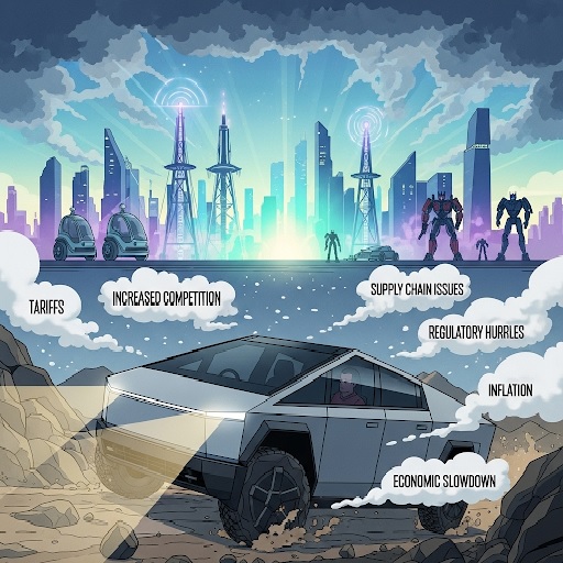 테슬라 주가, 왜 떨어졌을까? 2025년, 다시 한번 3배~5배 상승 가능성은?