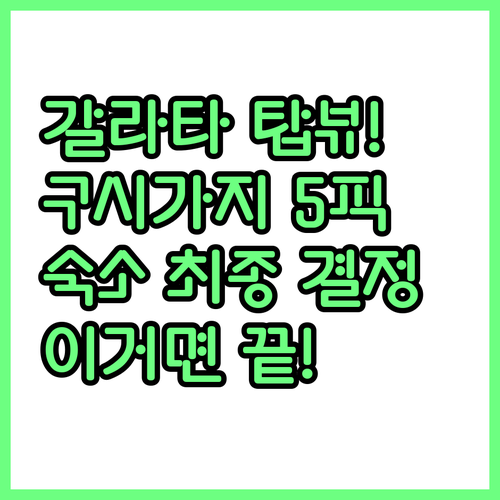 이스탄불 숙소 완벽 가이드 갈라타 탑..
