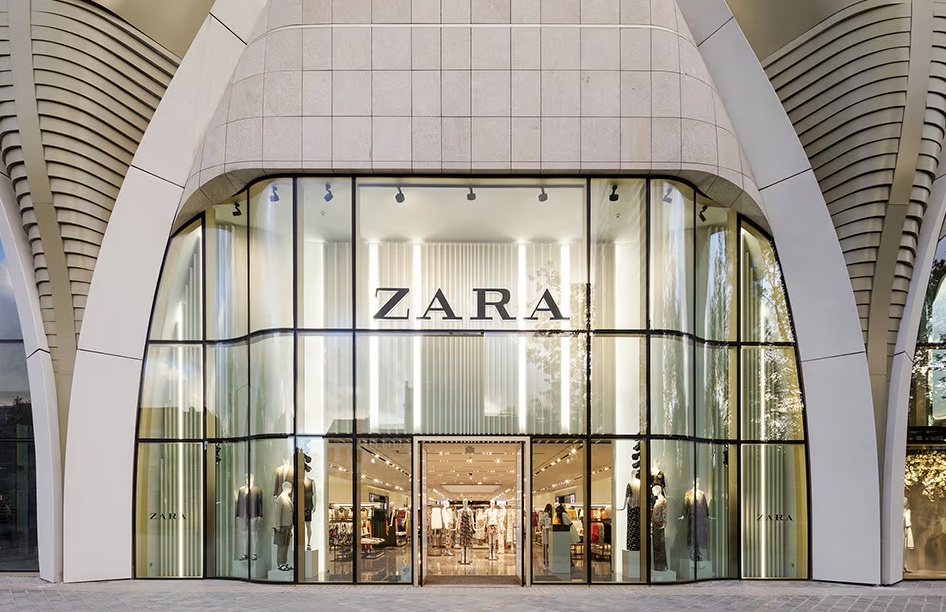 벨기에 브뤼셀에 있는 뉴트럴 톤 자라 매장