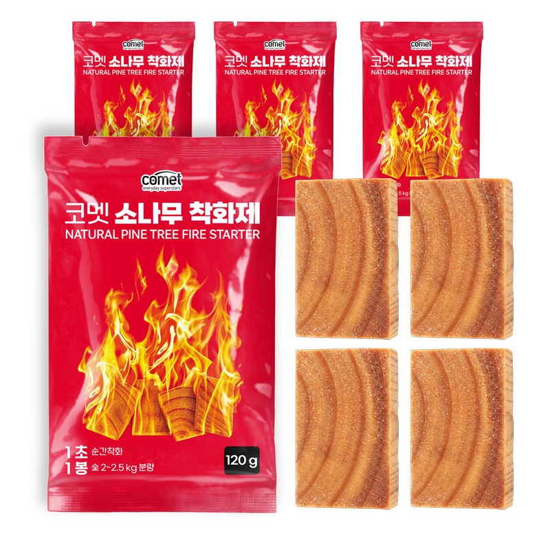 코멧 천연 소나무 착화제 쿠팡