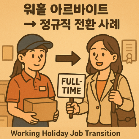알바에서 정규직 전환한 워홀 사례 사진