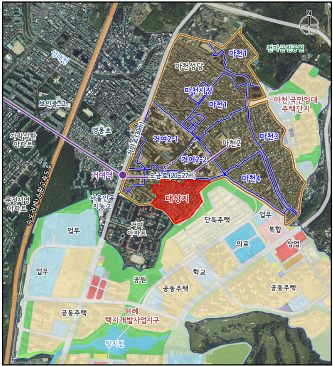 송파 거여새마을 공공재개발 위치
