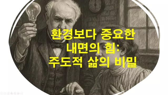 환경보다 중요한 내면의 힘: 주도적 삶의 비밀
