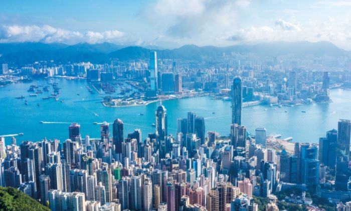 홍콩 도시 전경