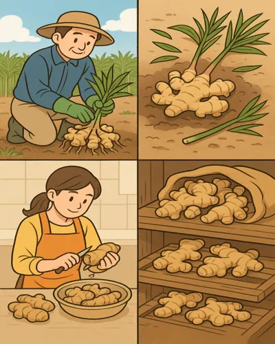 생강 수확 시기 및 보관 방법27