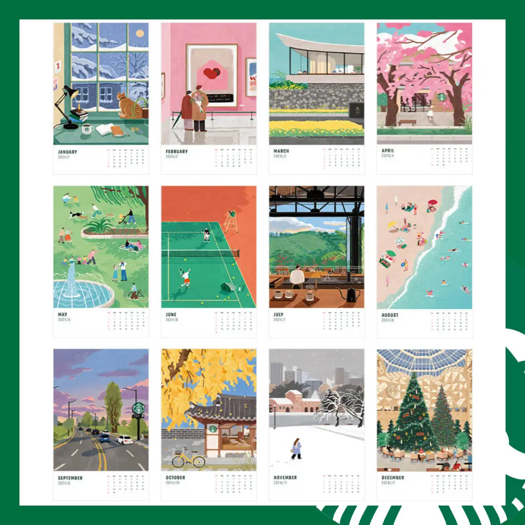 2024 스타벅스 다이어리