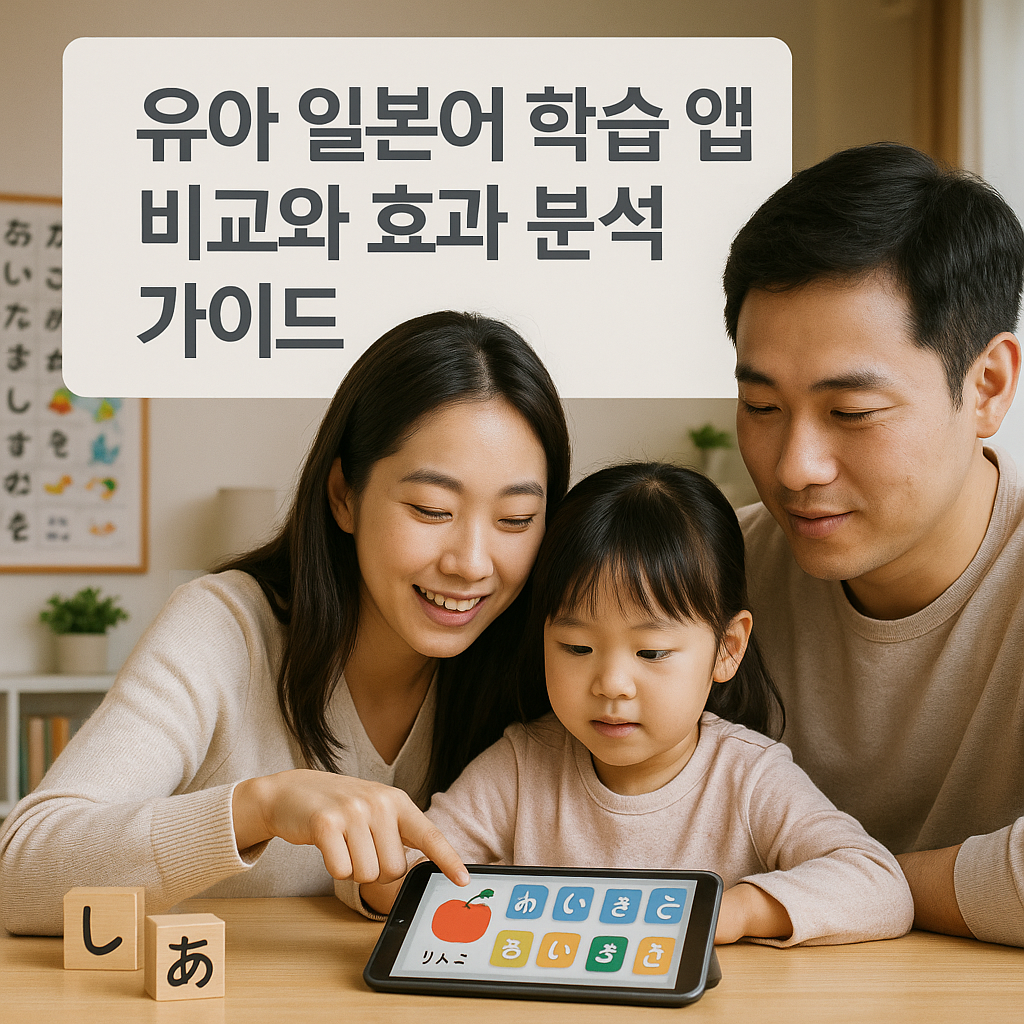 유아 일본어 학습 앱 비교와 효과 분석 가이드