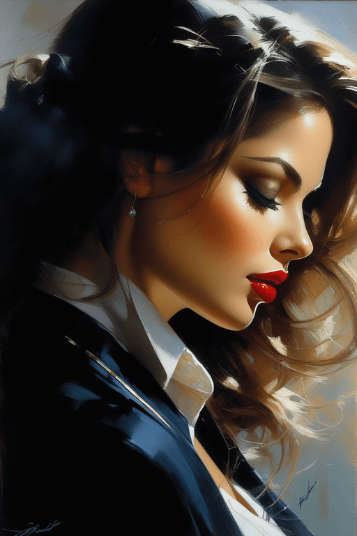 Playground AI로 생성한 그림(5) - 키스