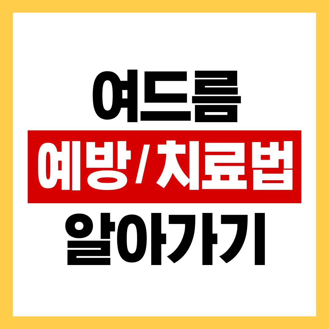 여드름 피부 트러블 예방법 및 치료법, 궁금하셨죠?
