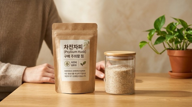 차전자피 구매 주의할 점