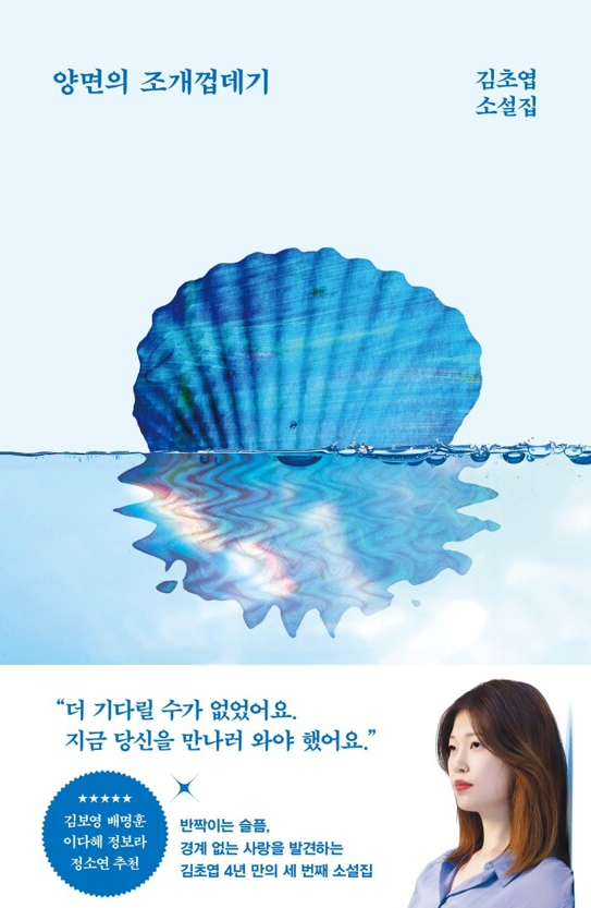 김초엽 소설집 양면의 조개껍데기 표지 사진