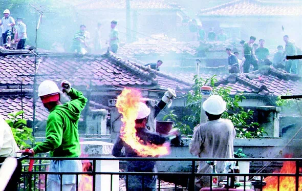 적준 용역 철거 깡패