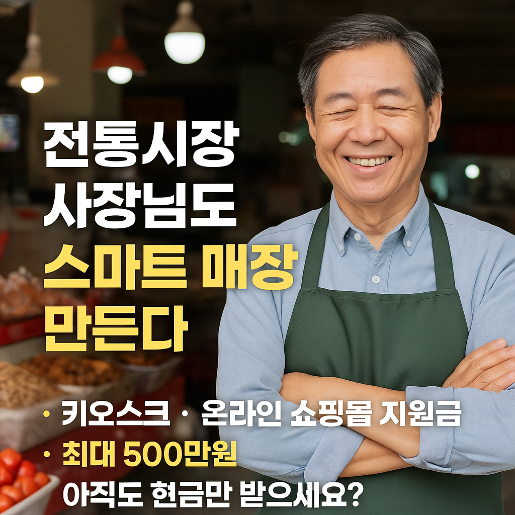 500만원 지원받고 키오스크 설치하자! 2025 소상공인 디지털 전환지원 완벽정리