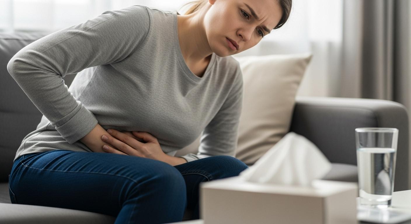 독감 증상 배아픔