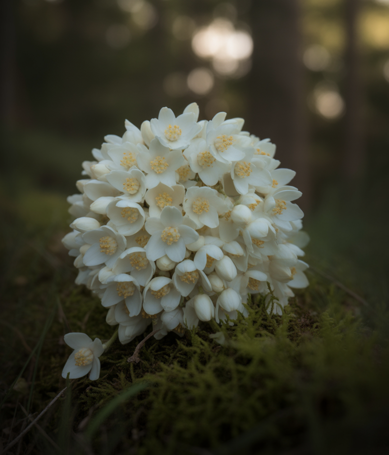 불두화 꽃, '가짜 꽃'만 남아있다